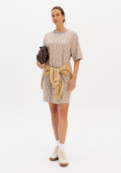 Vestido T-Dress De Jacquard Monograma