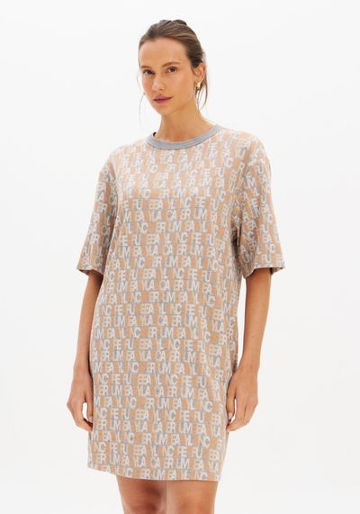 Vestido T-Dress De Jacquard Monograma