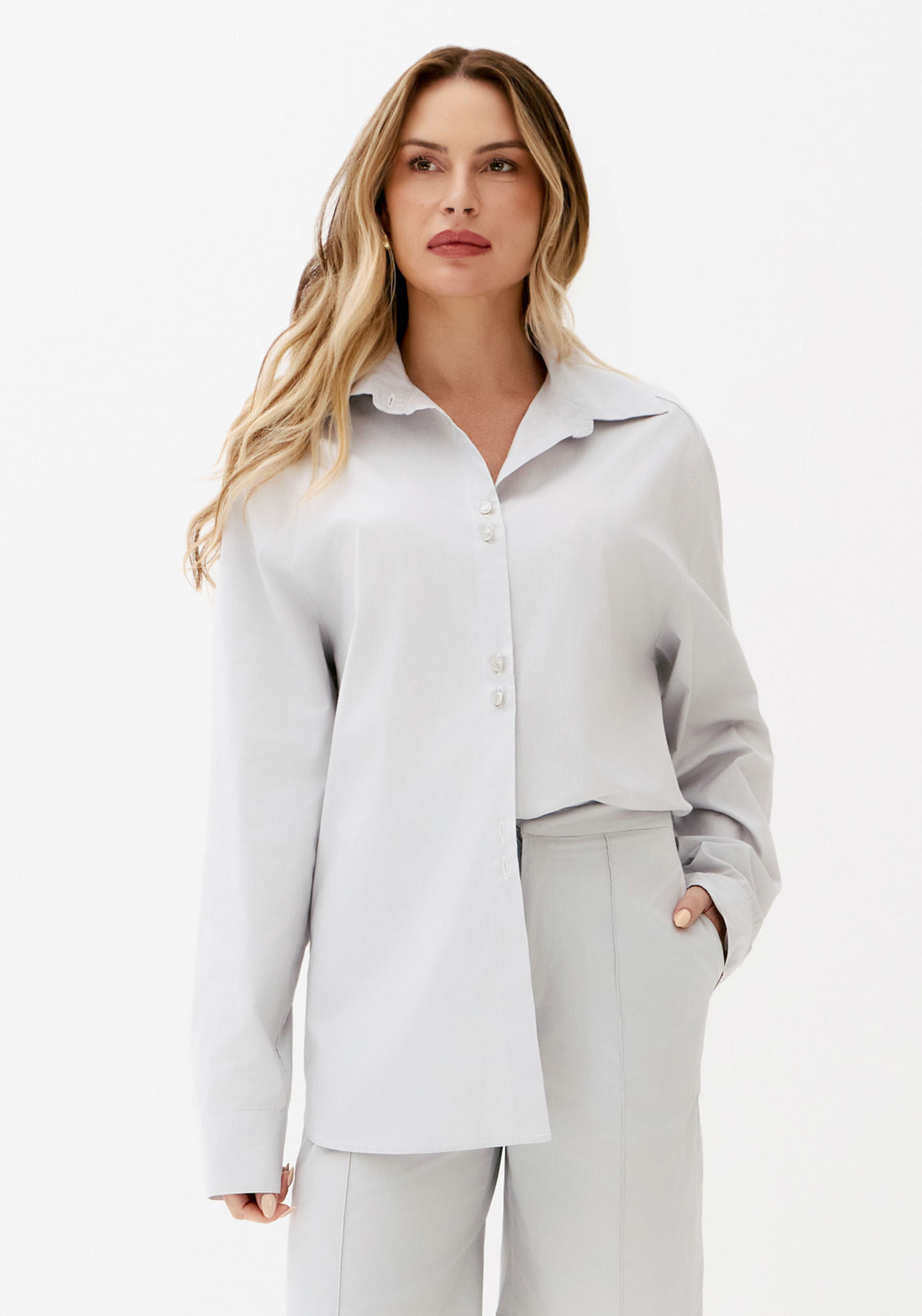 Camisa Manga Longa Over