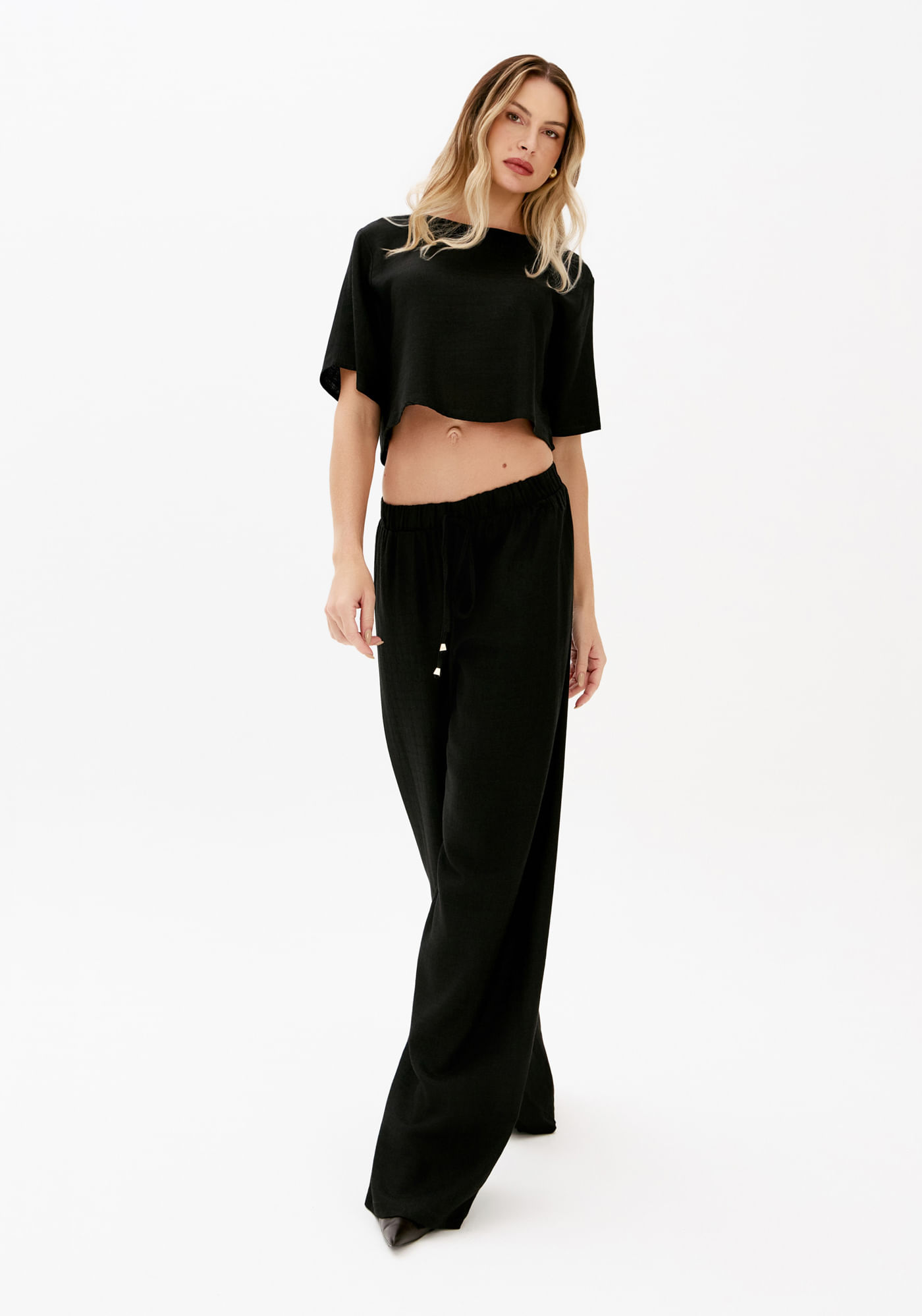 Calça Wide Leg