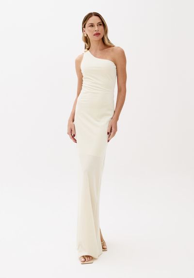 Vestido Super Midi Ombro Único