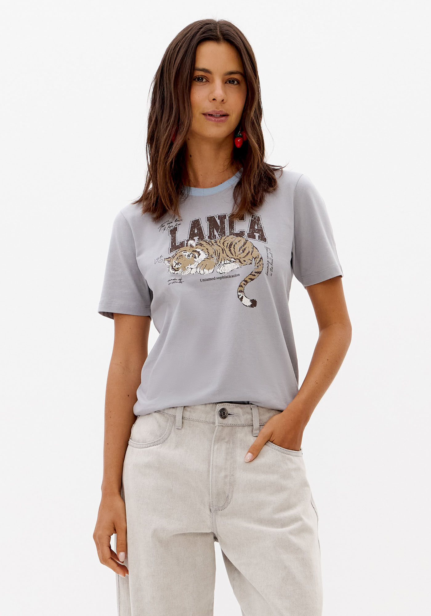 T-Shirt Regular Com Estampa