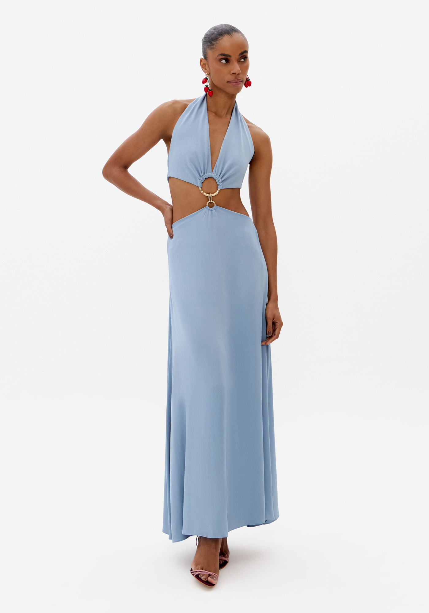 Vestido Frente Única Super Midi