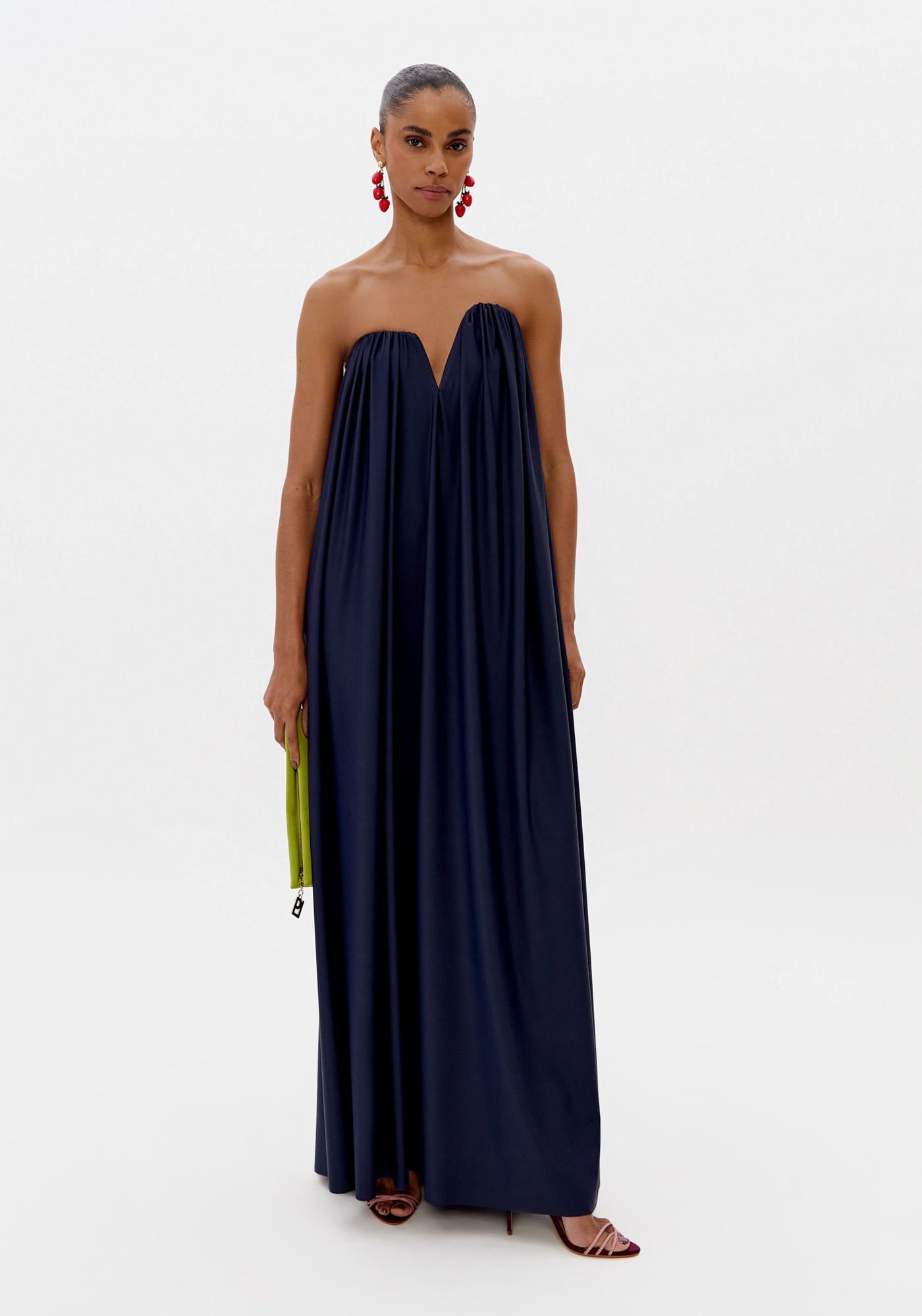 Vestido Longo De Malha