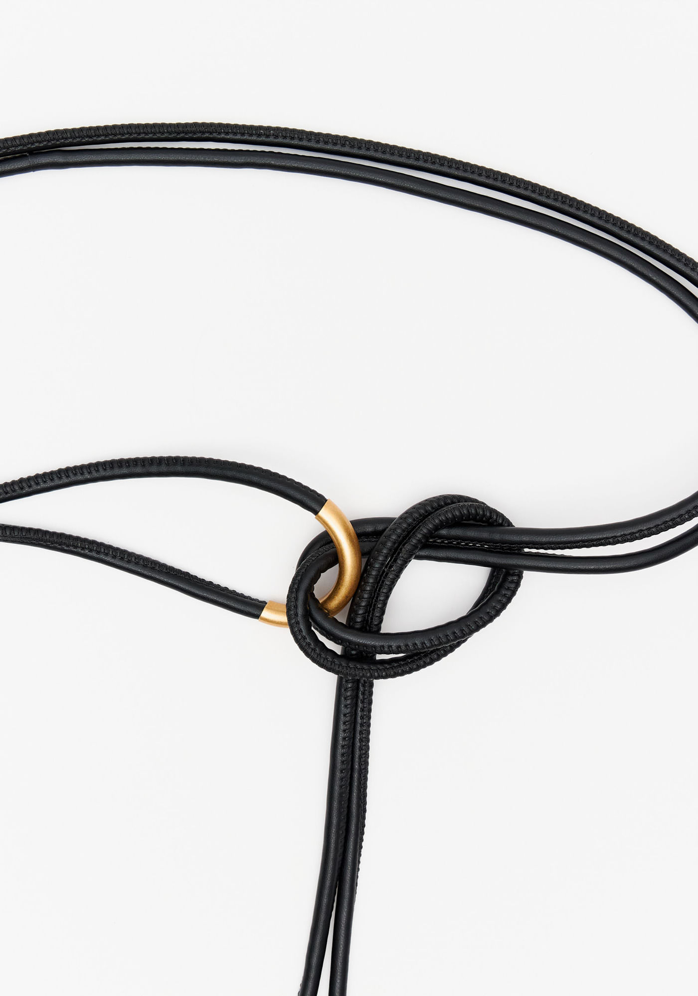 Cinto Nó Com Ponteira E Enfeite