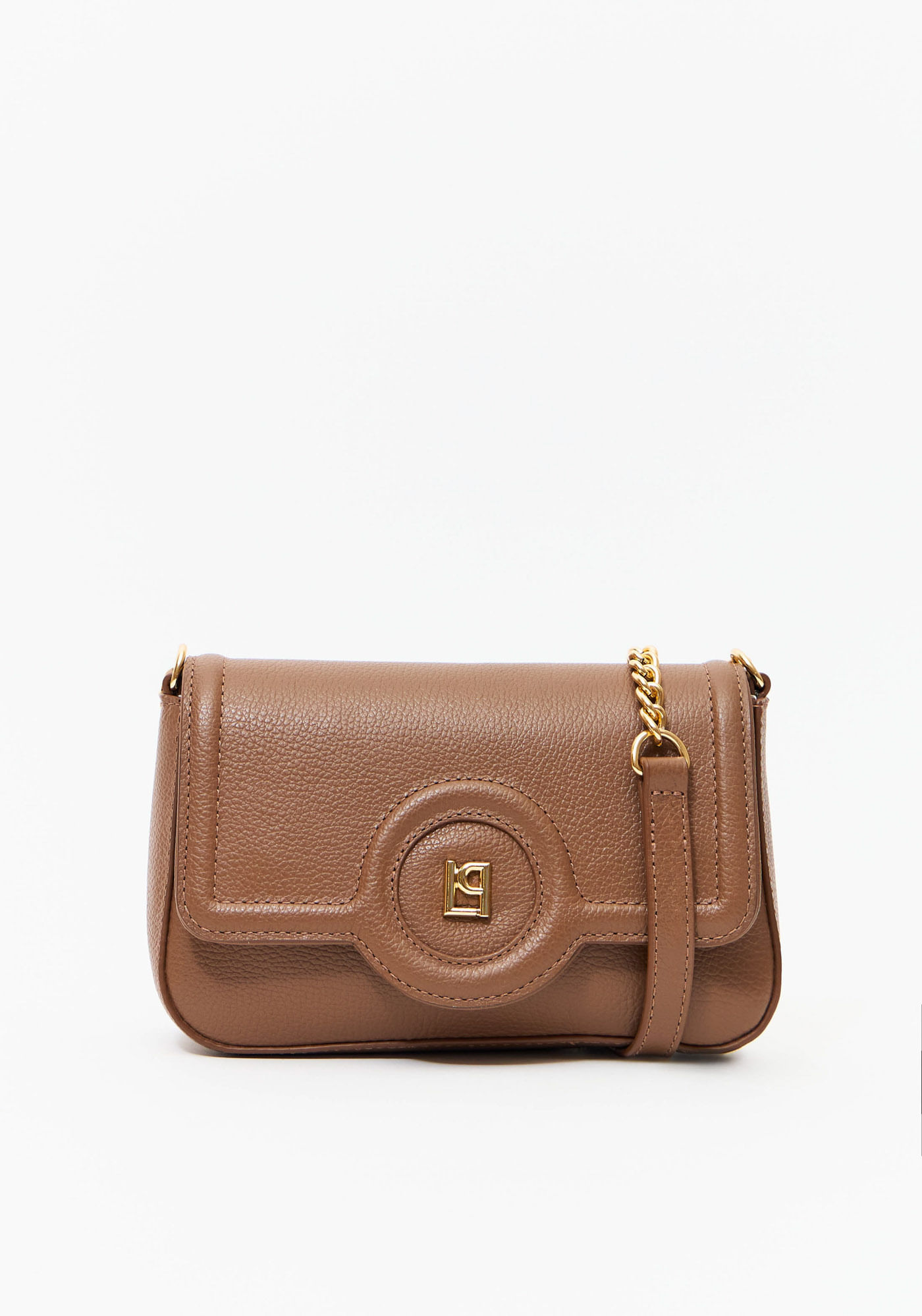 Bolsa Crossbody Com Enfeite Lp Couro