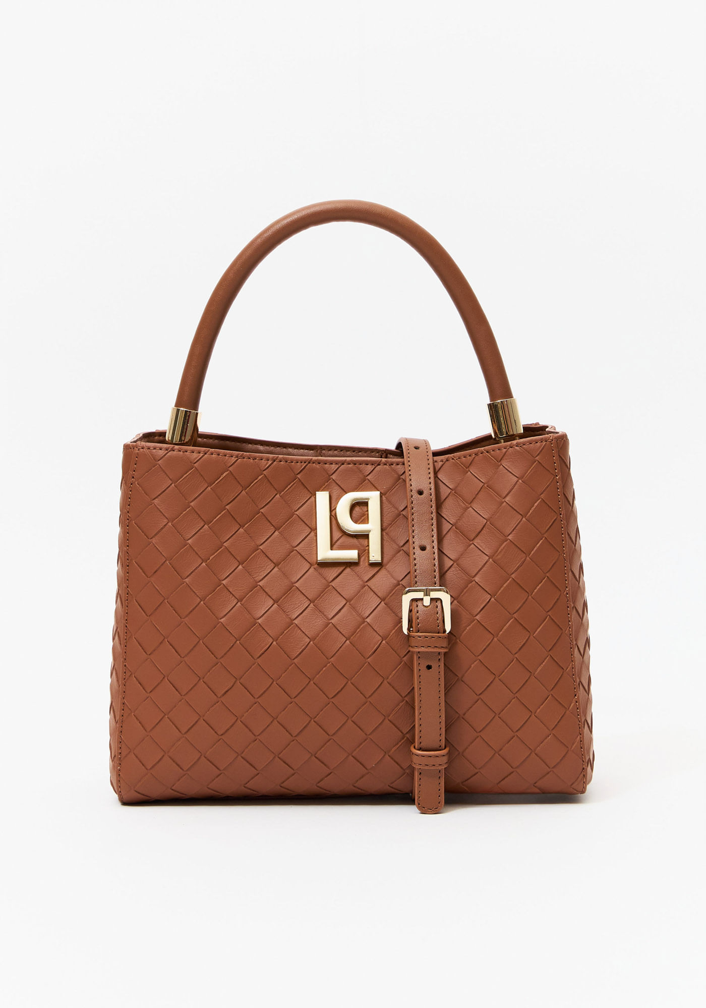 Bolsa Tote Tressê E Enfeite Lp