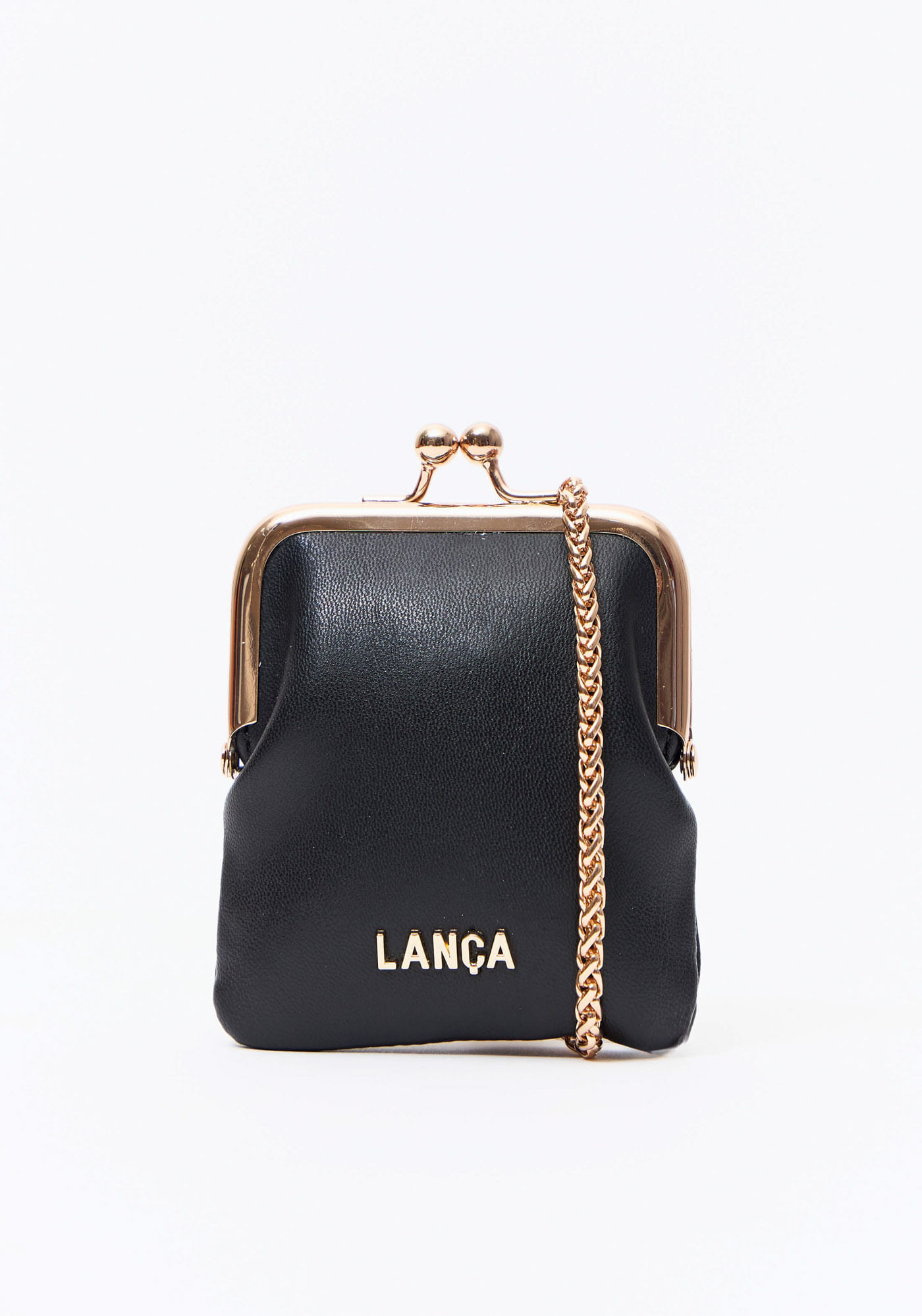 Bolsa Clutch Com Alça Corrente E Enfeite