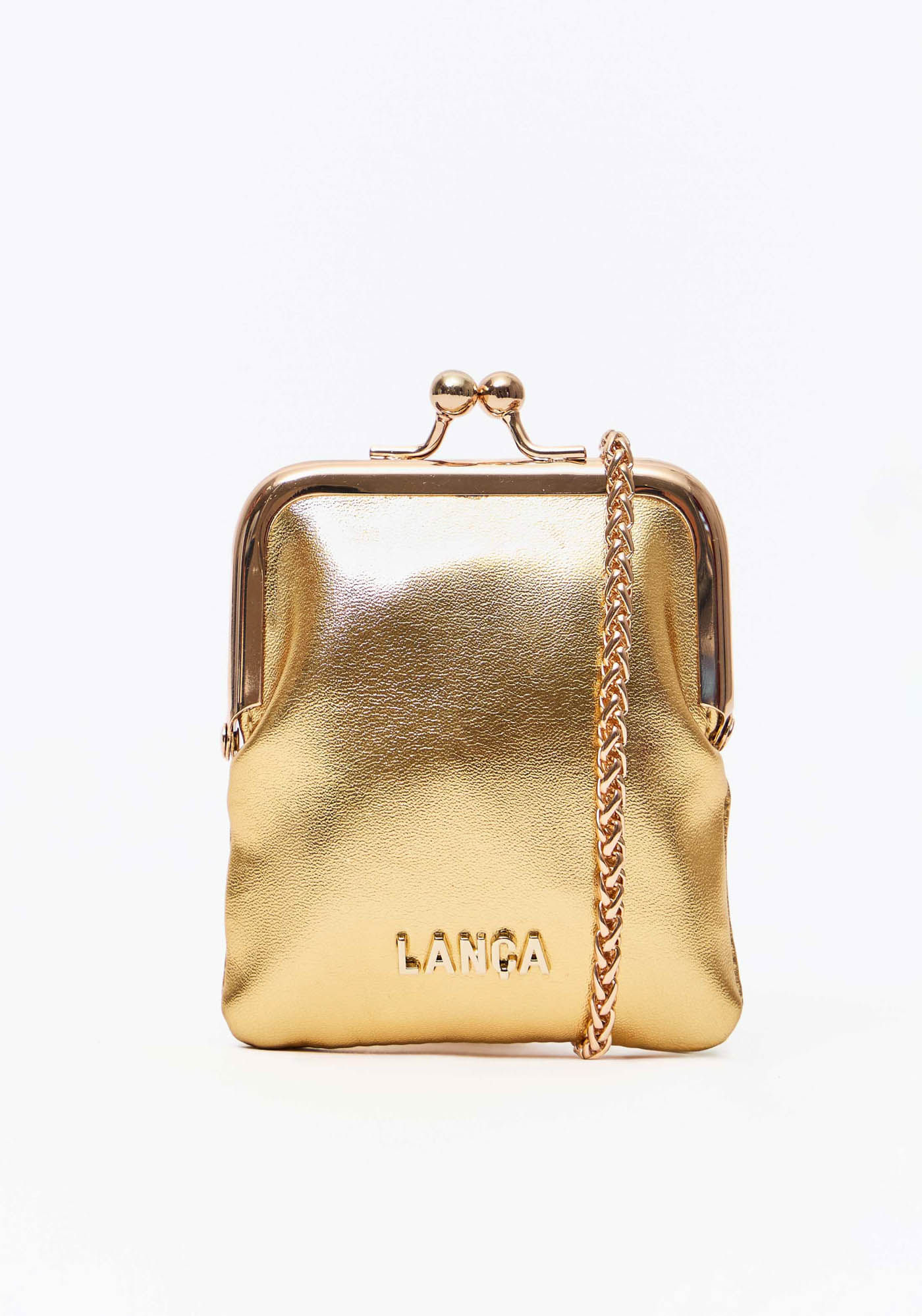Bolsa Clutch Com Alça Corrente E Enfeite