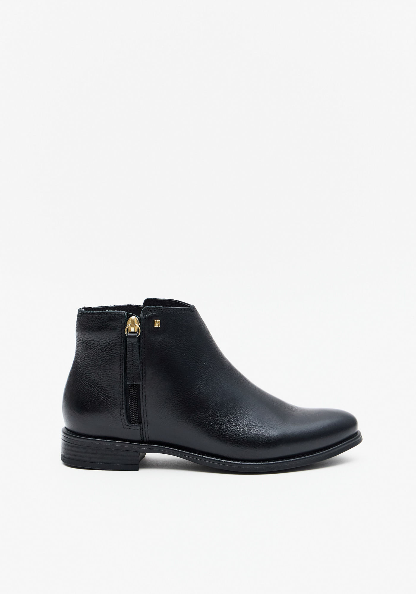 Bota Montaria Cano Baixo Couro