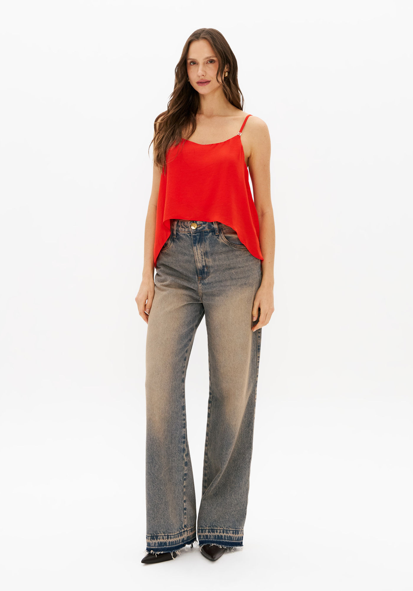 Blusa De Alça Curta