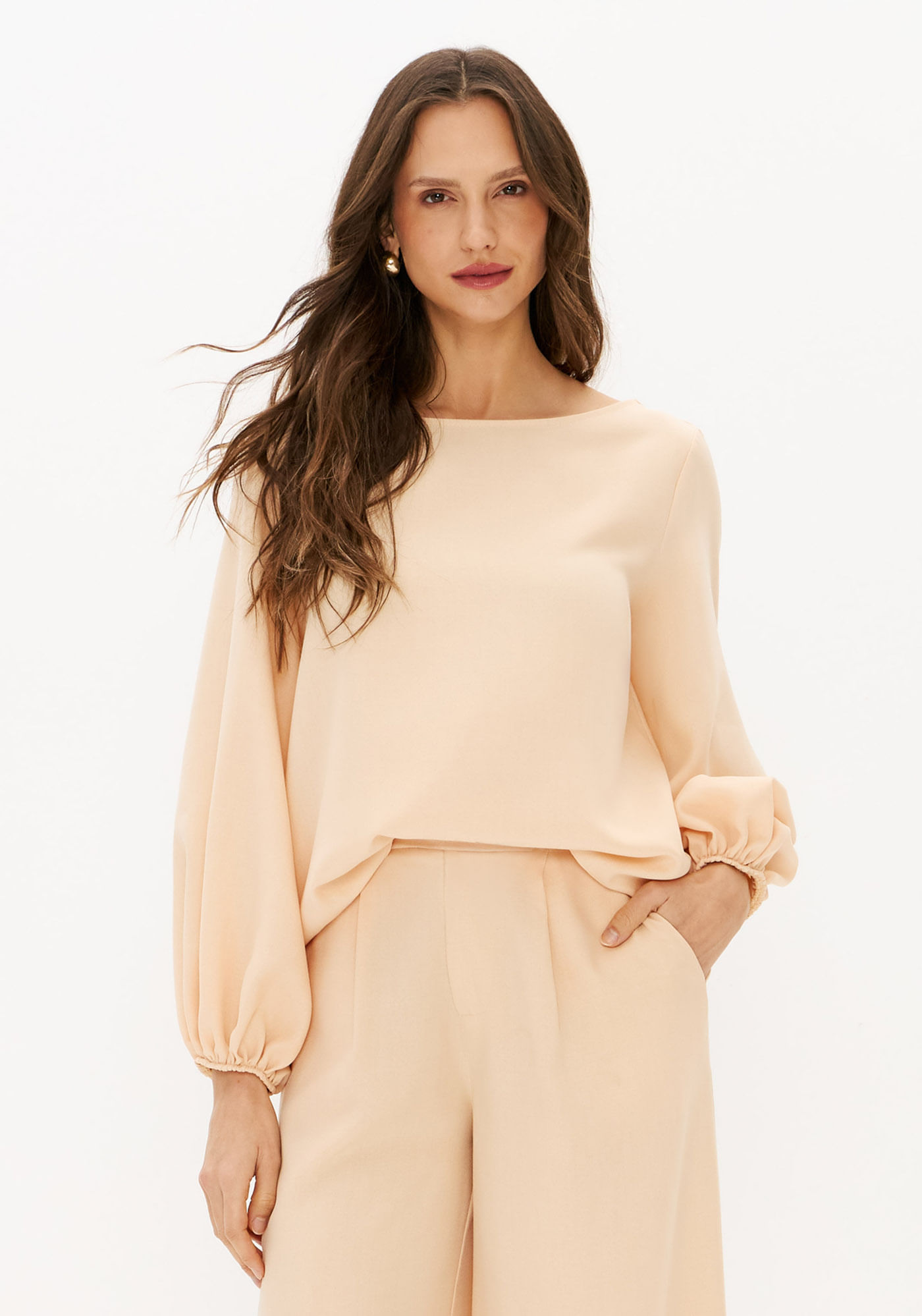 Blusa Ampla Manga Longa