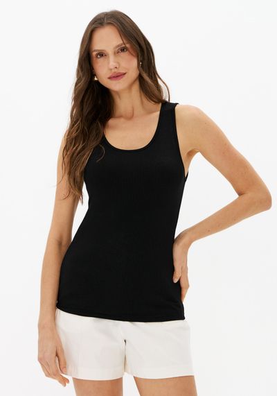 Blusa Sem Manga Com Placa