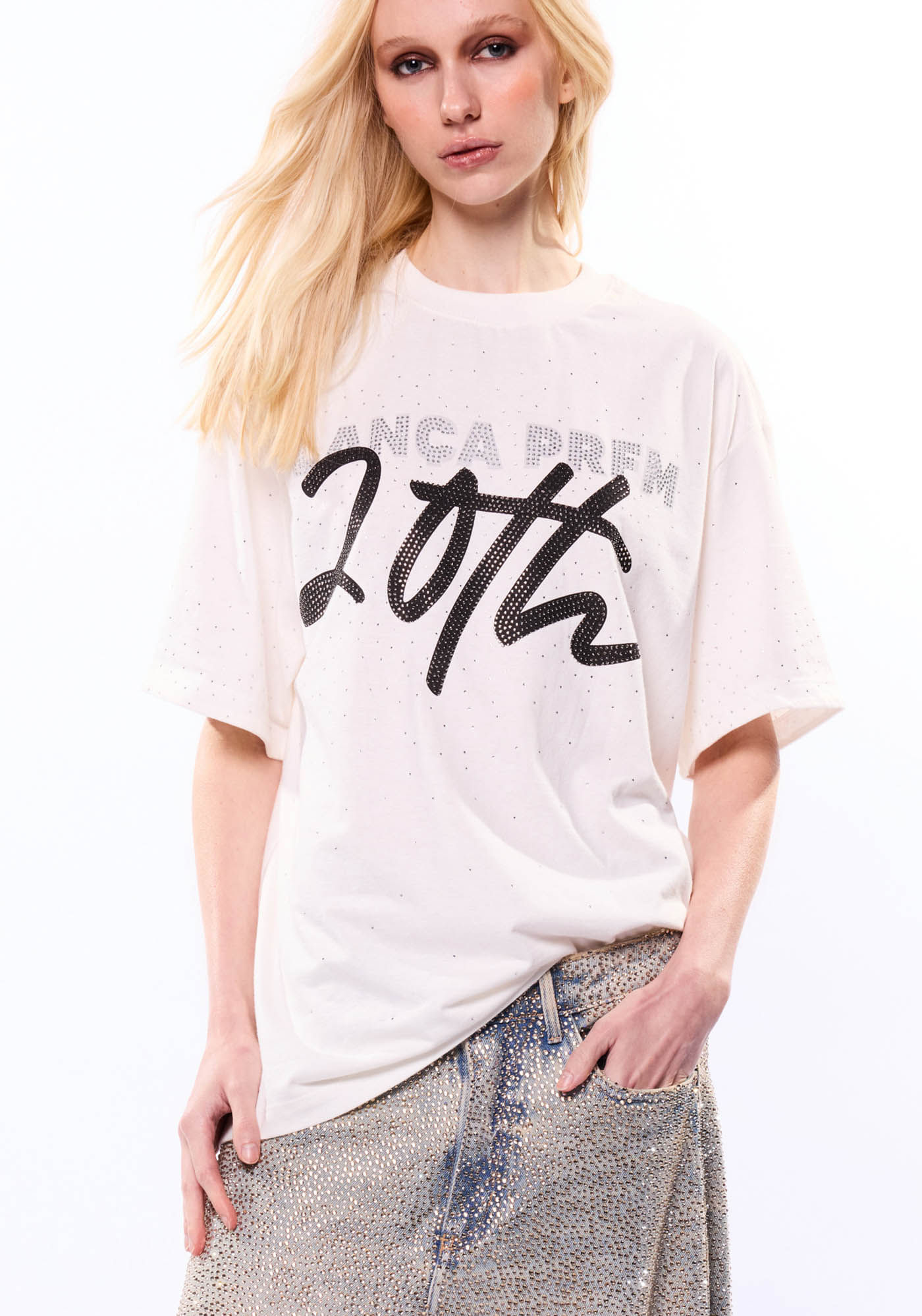 T-Shirt Oversized Manga Curta