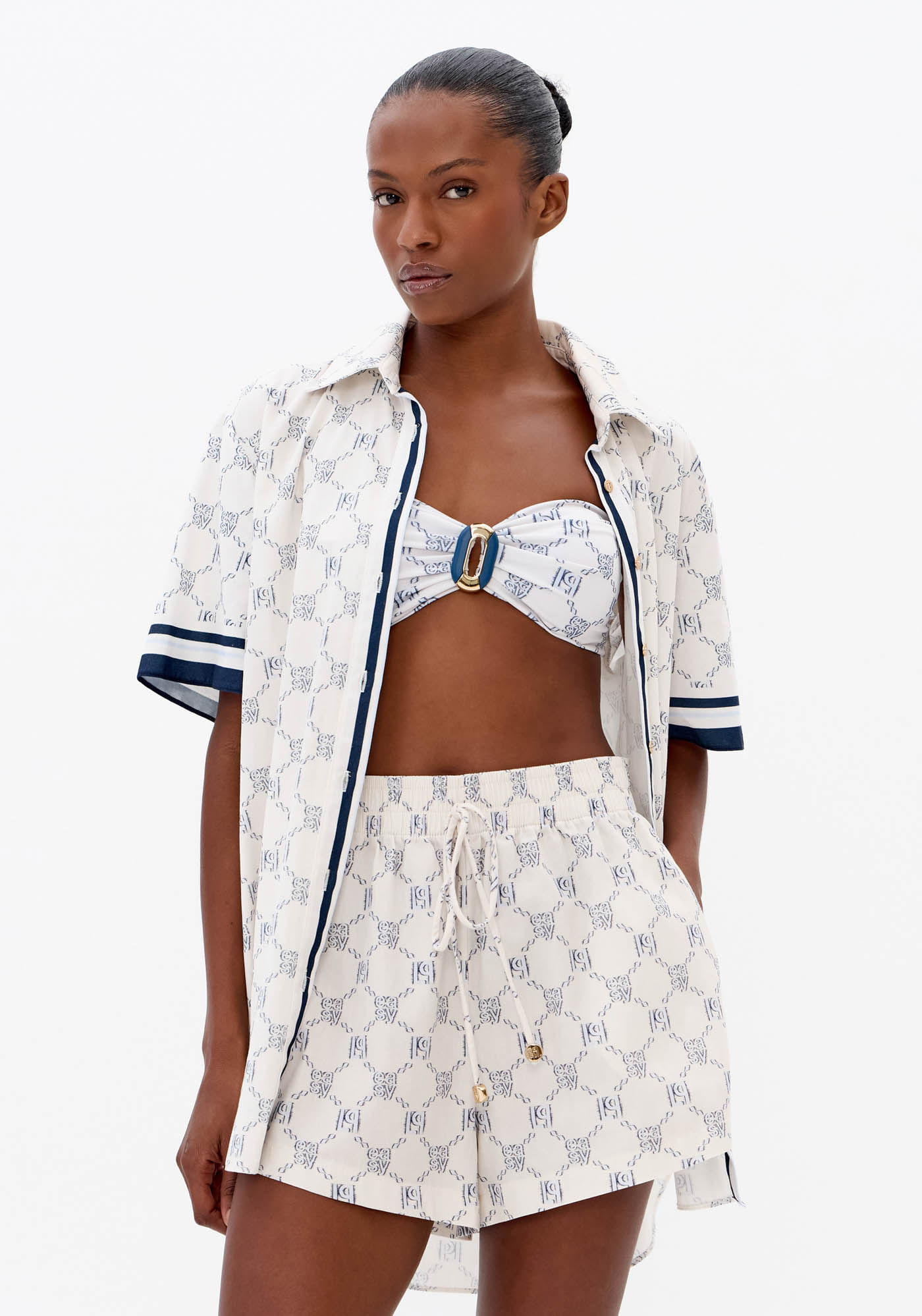 Camisa Manga Curta Oversized