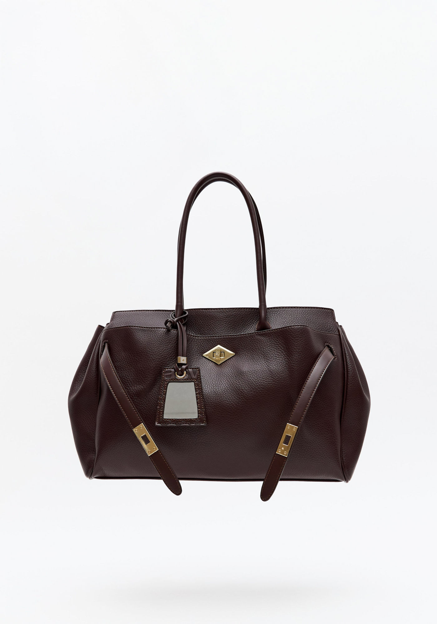 Bolsa Shopping Com Enfeite Fecho