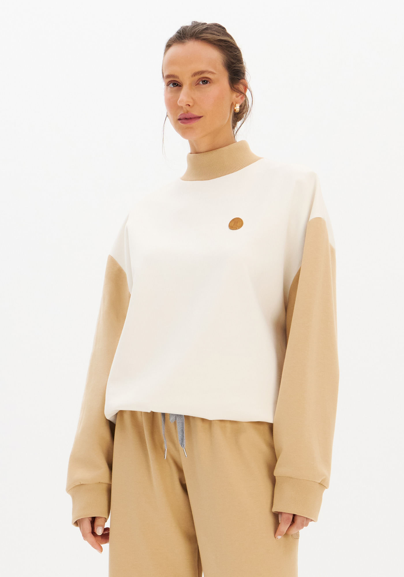 Moletom Oversized Bicolor