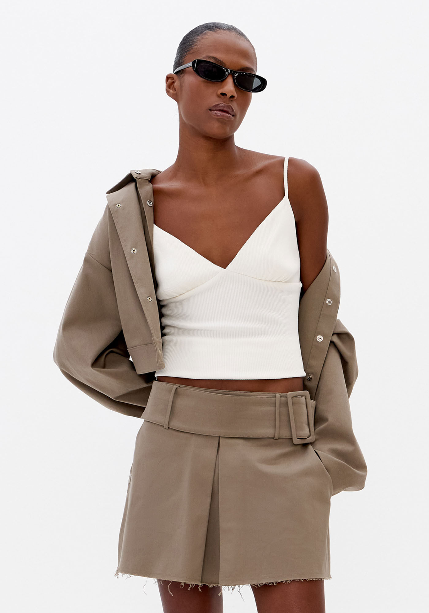 Blusa De Alças Decote V