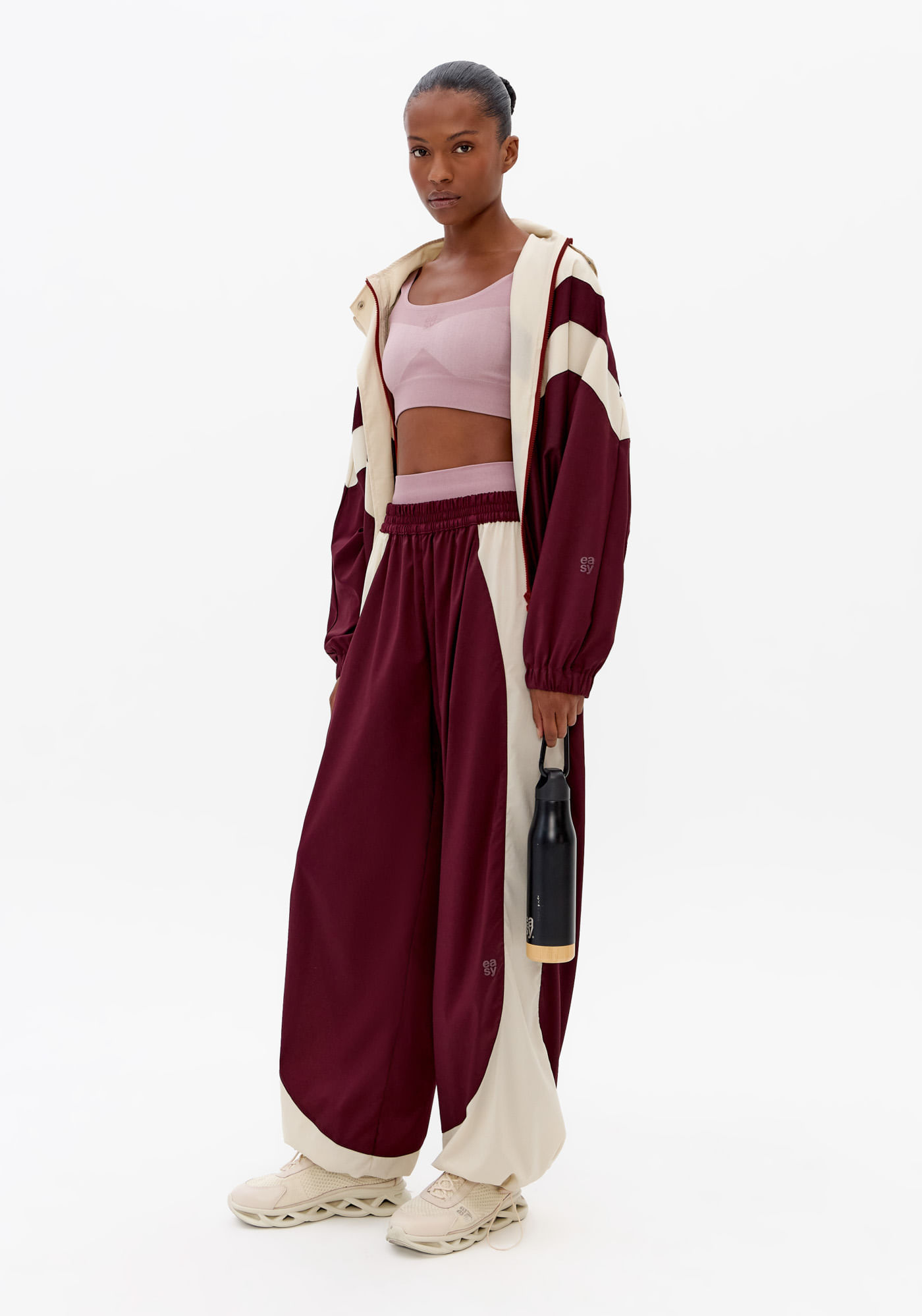 Calça Baggy Cintura Alta