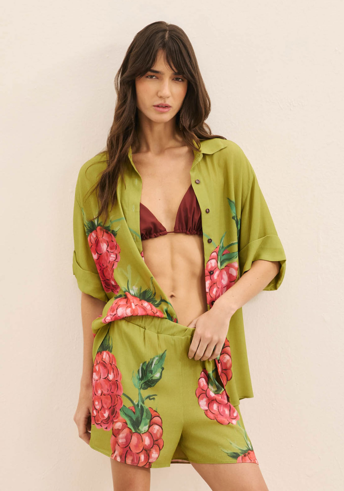 Camisa Manga Curta Estampada