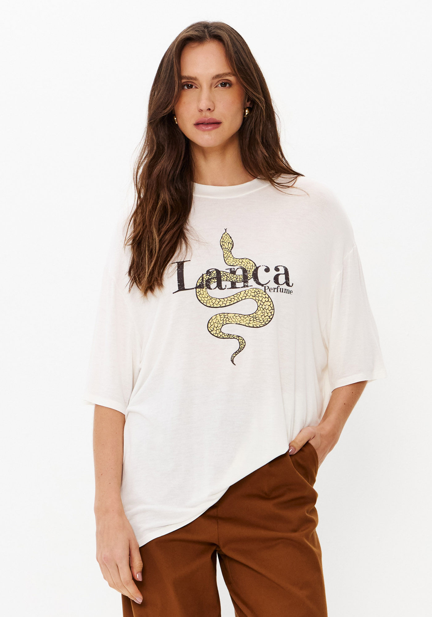 T-Shirt Oversized Manga Curta