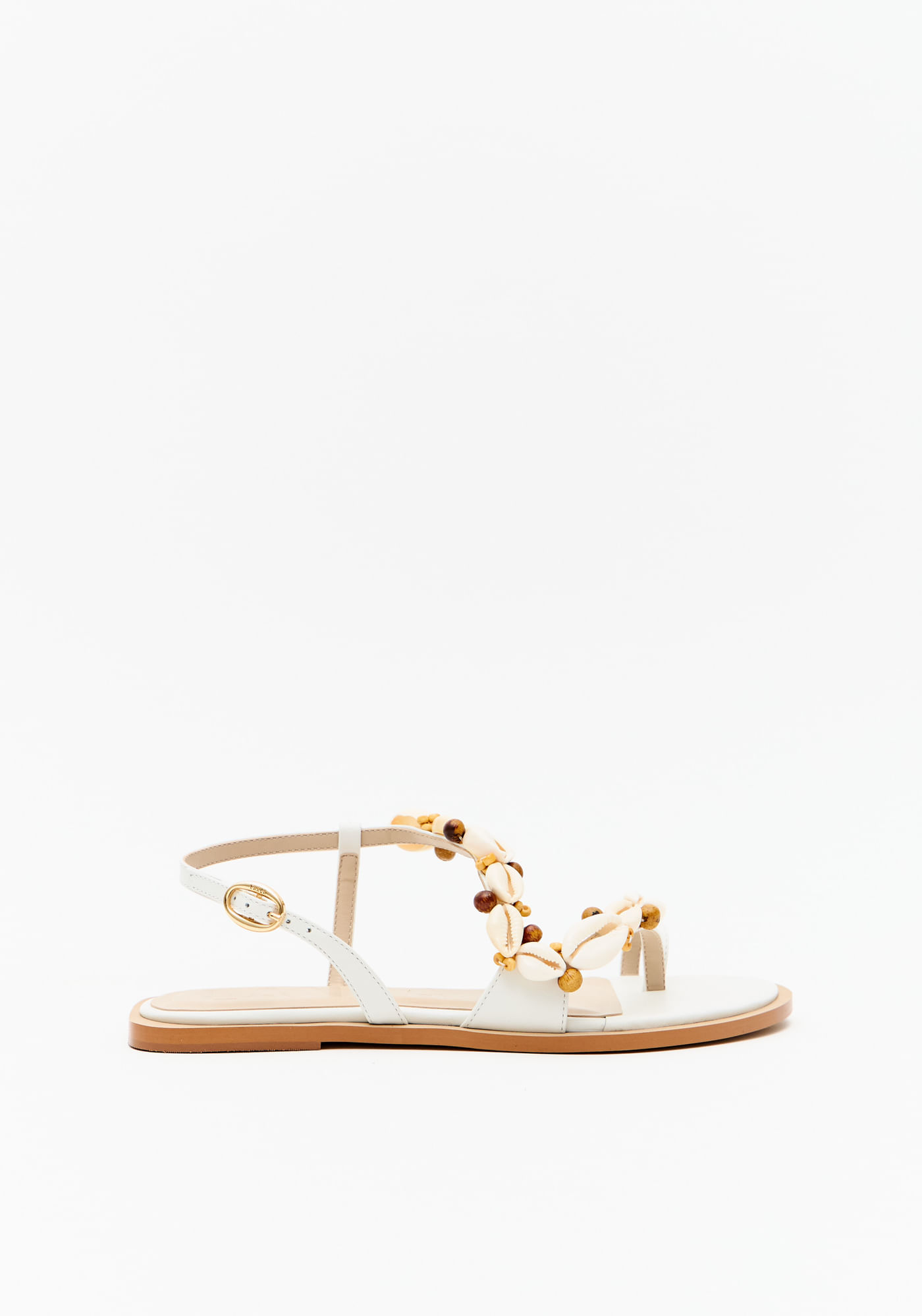 Rasteira Flat Com Tira Assimetrica
