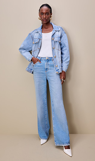 Calça Jeans Full Length Cintura Super Alta